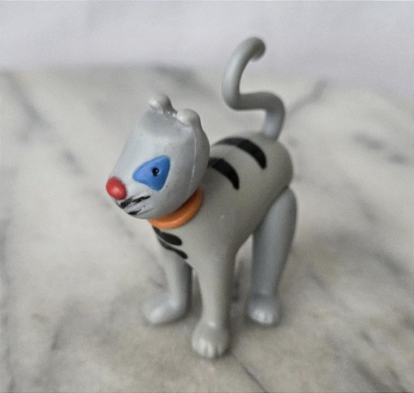 Miniatura de vinil gato Gilbert do Caillou, 5 cm de altura, , Cinar 2002