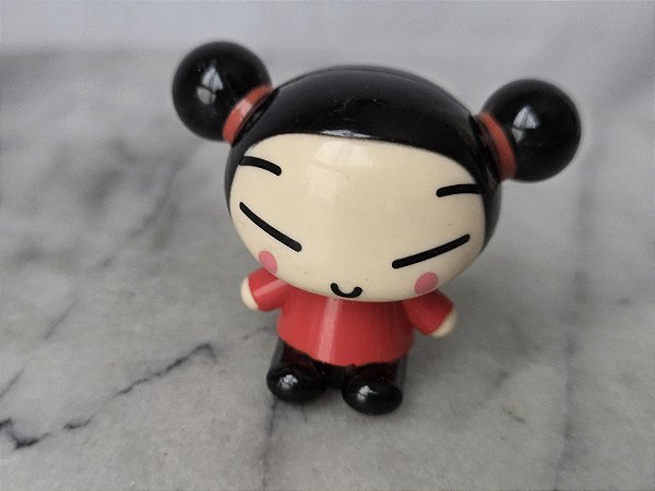 Miniatura em plástico Pucca MPG vooz 4cm