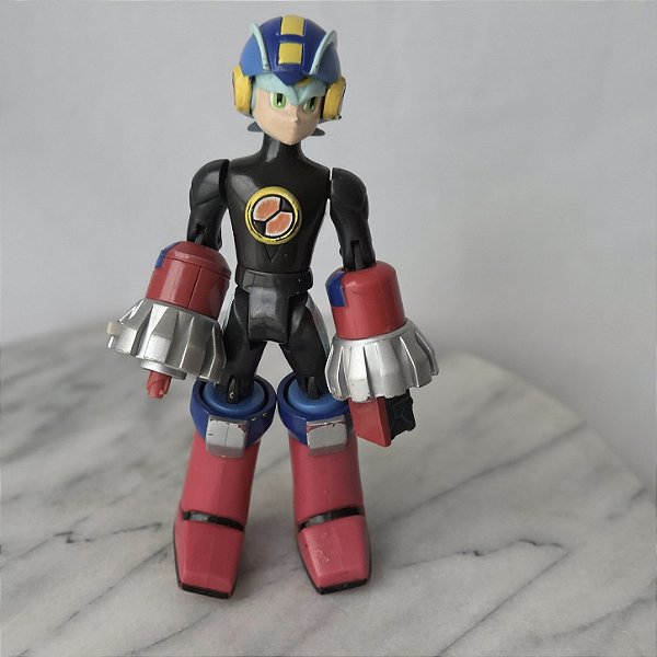 Boneco articulado Megaman NT Warrior 16 cm falta mochila