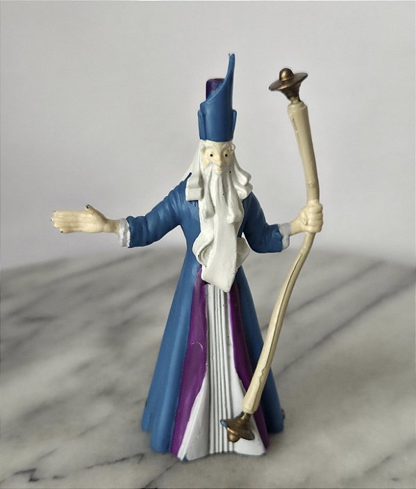 Rara miniatura do Mestre Fantasia 10 cm do Pagemaster, Applause 1994