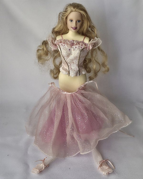 Cabeça e roupa da Barbie Clara do Qubrador de nozes, Mattel 2001