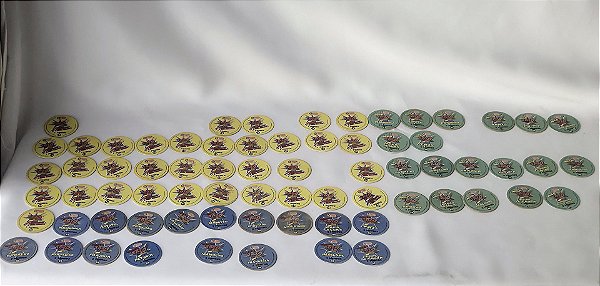 Tazos Elma chips Col. Looney Tunes 1997, 72 unidades ,faltando 8