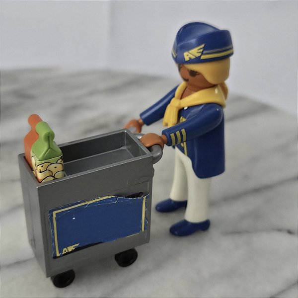 Playmobil 4761 special plus, comissária de bordo, incompleta
