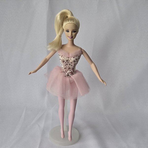 Barbie loura minha primeira aula de balé, Mattel 2005