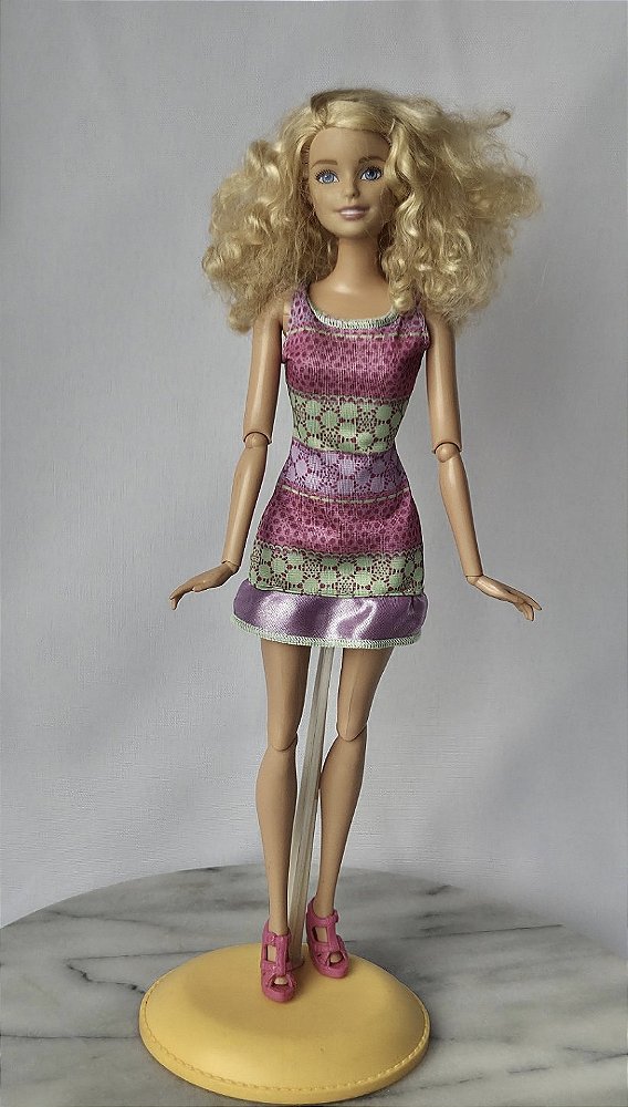 Barbie fashionistas loura swappin style Mattel