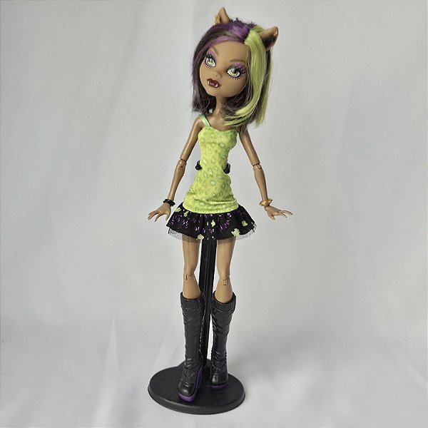 Boneca Monster High Clawdeen New Scaremester incompleta