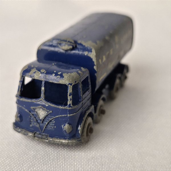 Miniatura Matchbox Lesney England 1960 Foden caminhão tanque de açúcar, 6 5 cm