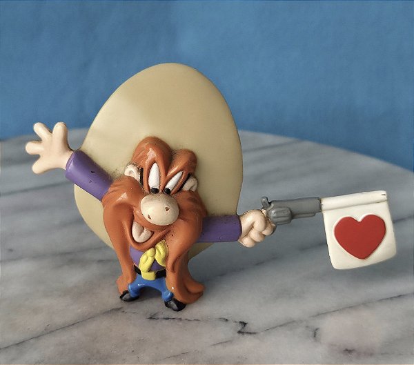Miniatura de vinil Eufrazino sorridente 8 cm,col. Looney Tunes, Warner Bros 1994