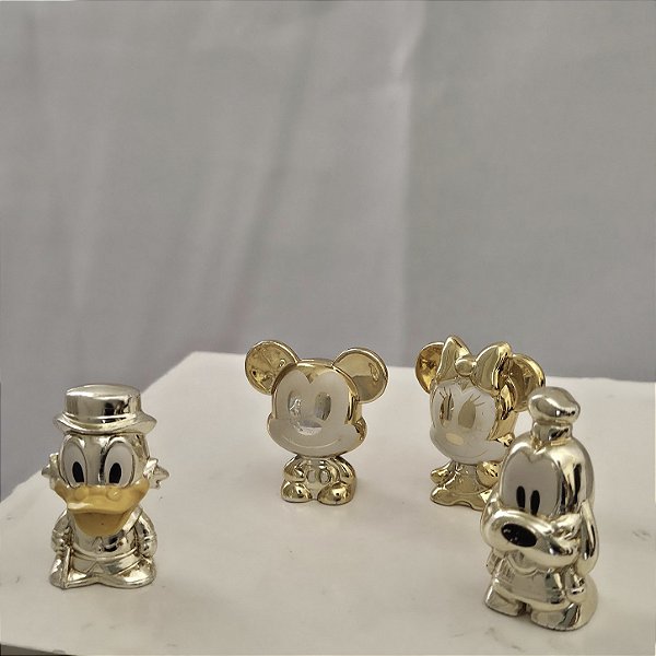 Gogos Disney dourados originais : tio Patinhas, Mickey, Minnie e Plutio