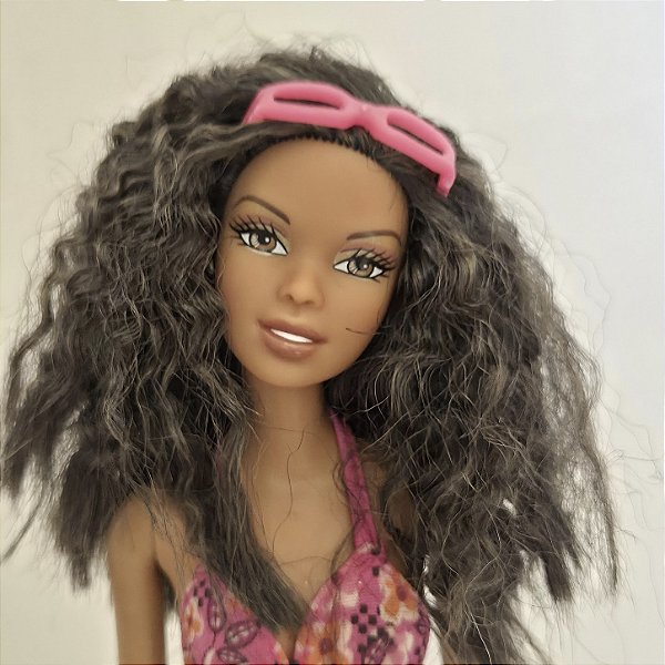 Barbie Beach fun tatuagem na barriga Mattel 2005