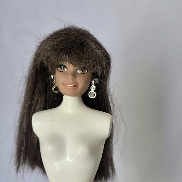 Cabeça somente Barbie Teresa Cut 'n style Mattel 1994