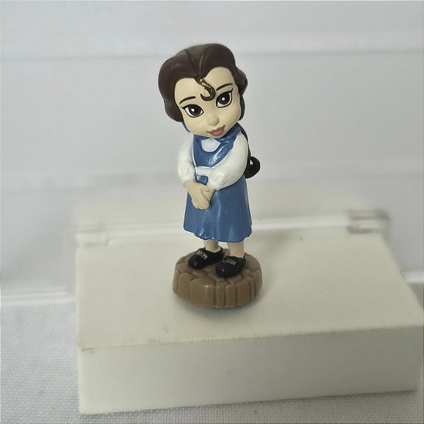 Princesa Bela 4 cm , coleção mini Disney animators 2017