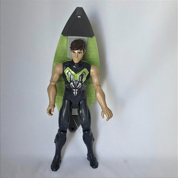 Boneco articulado Max Steel Turbo Deslizador, 30 cm, Mattel 2016