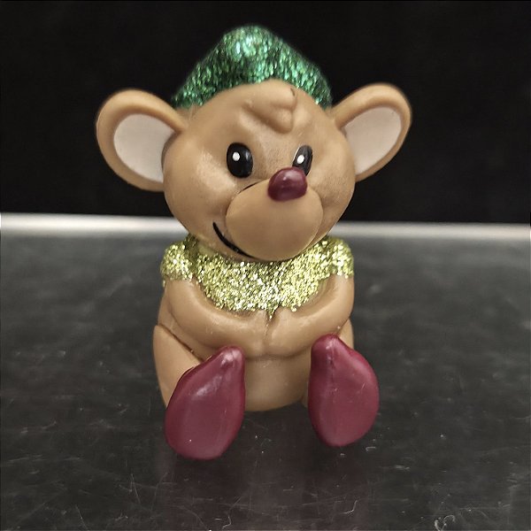 Miniatura Disney Animators ratinho Gus 3,5 cm da Cinderela8