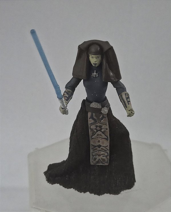 Figura de ação articulada da Star Wars Luminara Unduli , 10 cm, LFL 2004 Hasbro