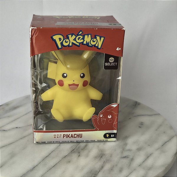 Boneco Pokemon Select Picachu de vinil 11 cm na caixa lacrado, Nintendo 2021