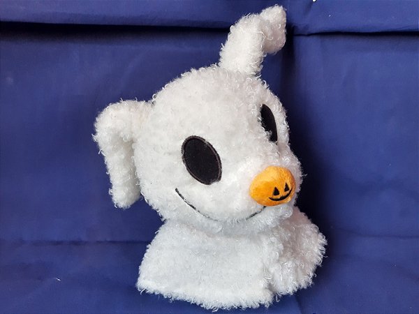 Pelúcia do fantasma filhote de cachorro Babyzero do filme O estranho.mundo do Jack do Tim Burton - Disney  aprox.20 cm