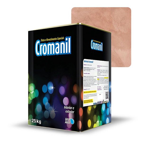 Cimento Queimado TOSCANA Textura Cromanil 25kg - GRÁTIS APLICADOR