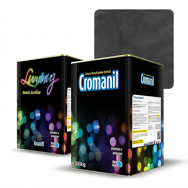 KIT Cimento Queimado 18L + 1 Verniz Acrílico 18L - Buraco Negro