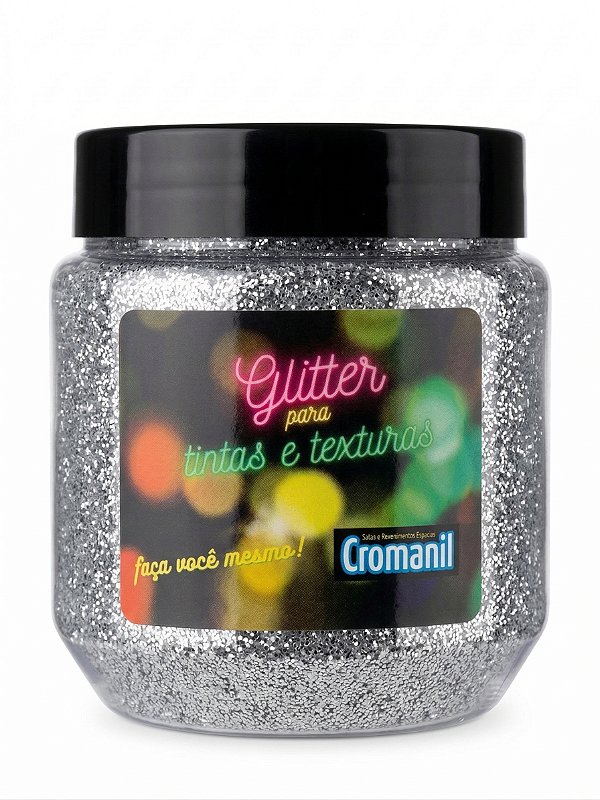 Glitter para Tintas e Texturas - Lata 250ml