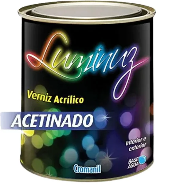 Verniz Acetinado Acrilico Base Água Cromanil 900ml
