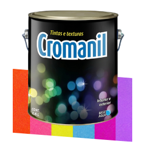 Tinta Fluor Acrilica Cromanil - Brilha Com A Luz Negra