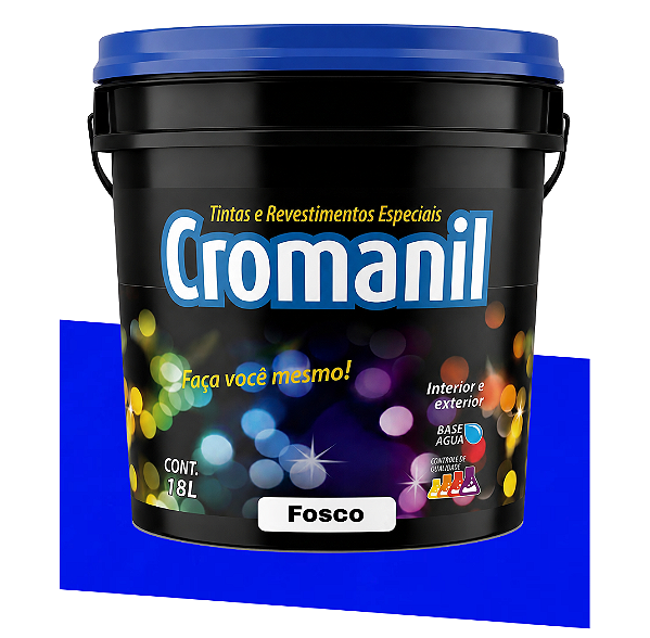 ANIL INTENSO - Cromanil Latex Acrílico Fosco Lata 18 litros