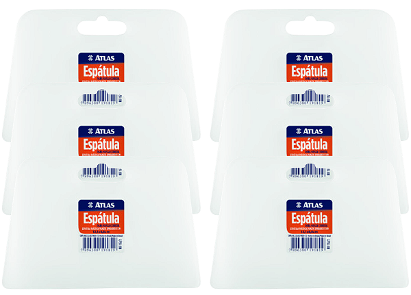 Kit com 6 Espátulas de Silicone - Atlas