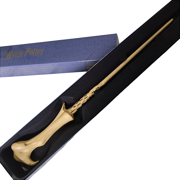 Varinha Voldemort Tamanho Real 35cm Licenciada Warner Saga Harry Potter
