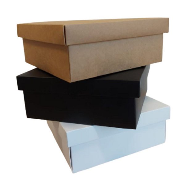 Caixa para Presente Luxo - 19,5x19,5x8,5cm - 01 unidade - Rizzo Embalagens