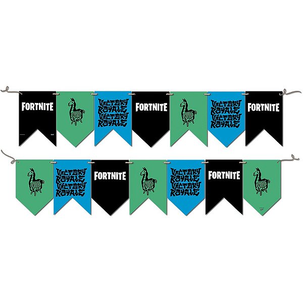 Faixa Decorativa Fortnite - 01 unidade - Festcolor - Rizzo Embalagens