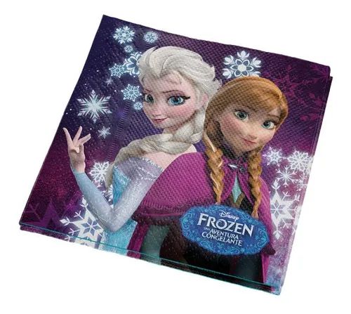 Guardanapo de Papel Festa Frozen - 16 unidades - Regina - Rizzo