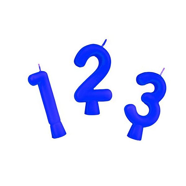 Vela Azul Tradicional - 01 Unidade - Regina - Rizzo