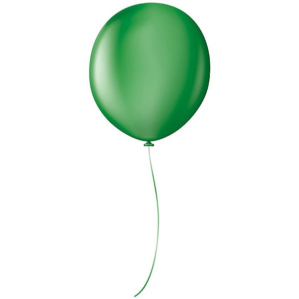 Balão Profissional Premium Uniq 16" 40cm - Verde Grama - São Roque - Rizzo Embalagens