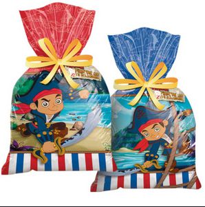 Sacola Surpresa Jake e os Piratas da Terra do Nunca - 08 unidades - 14cmx27cm - Regina - Rizzo