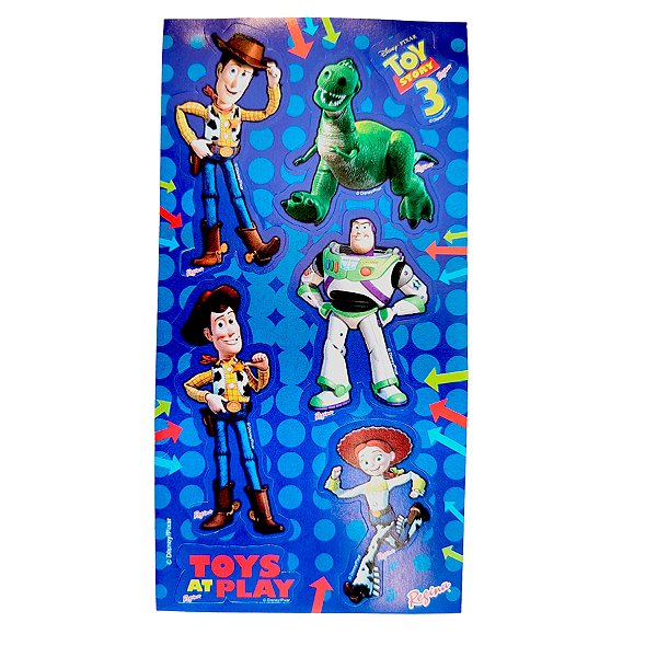 Adesivo Decorativo Toy Story - 28 unidades - Regina - Rizzo