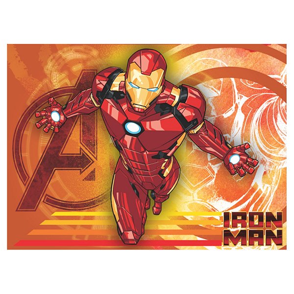 Painel Grande TNT Vingadores - Homem de Ferro -1,40x1,03cm - Piffer - Rizzo Embalagens
