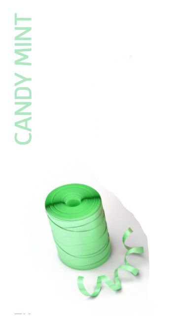 Rolo Fitilho Candy Verde - 5mm x 50m - EmFesta