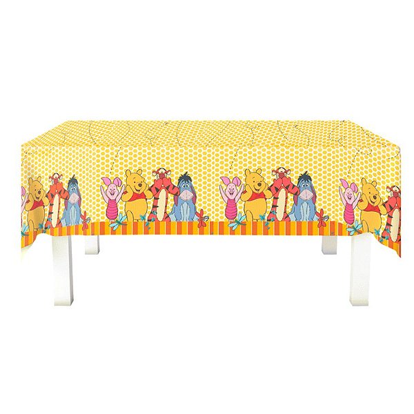 Toalha de Mesa em TNT Festa Pooh (2,00m x 1,40m) 01 unidade - Festcolor - Rizzo Embalagens