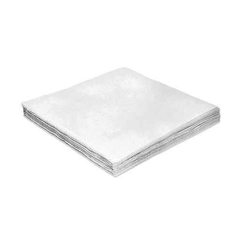 Guardanapo de Luxo Folha Dupla Liso Branco - 20 unidades - Silver Festas - Rizzo Embalagens