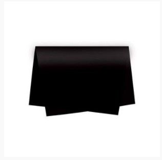 Papel de Seda - 48x60cm - Preto - 10 folhas - Villa Pack - Rizzo