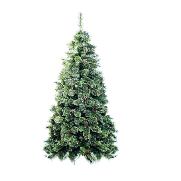 Árvore de Natal Cannes Verde com Glitter Nude 1,50m - 01 unidade - Cromus Natal - Rizzo