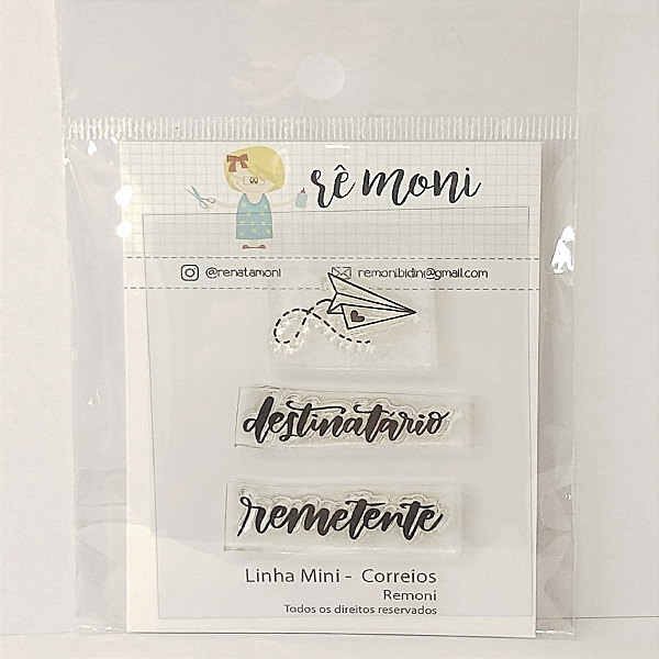 Carimbo Mini Correios  Cod 41000019 - 01 Unidade - Lilipop Carimbos - Rizzo