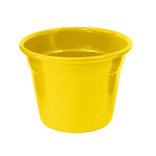 Cachepot Pote Pequeno Cor Amarelo - 1 Unidade - Rizzo Embalagens
