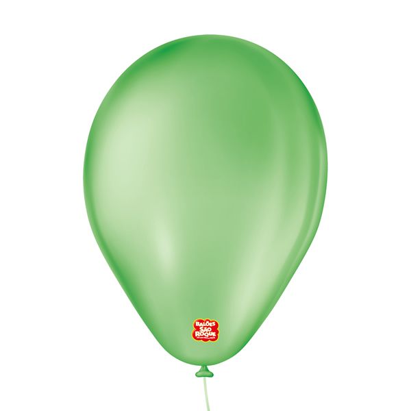 Balão de Festa 6,5" Basic - Verde - 50 Unidades - Balões São Roque - Rizzo