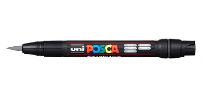 Caneta Posca PCF-350 0,1mm a 10mm Silver - 01 un - UniPosca - Rizzo