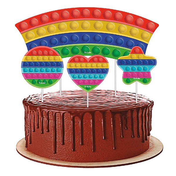 Desenhos de bolo de aniversário para colorir - Pop Lembrancinhas