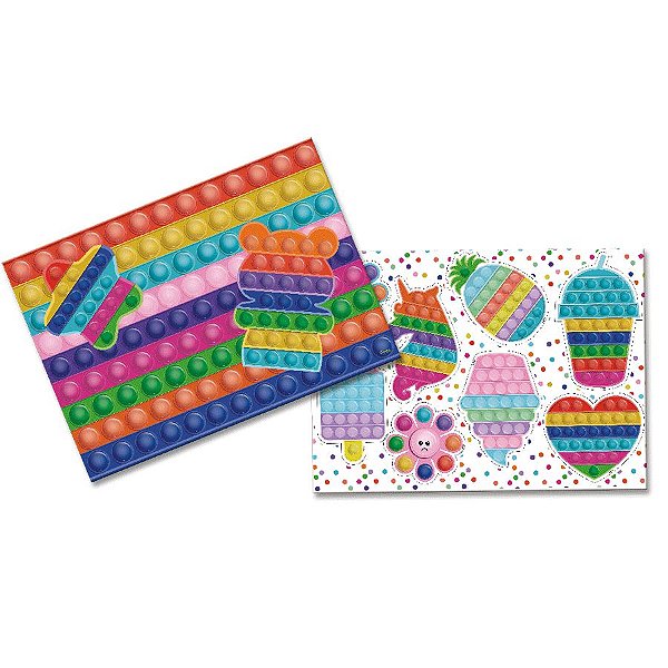 Kit Decorativo Festa Pop It - 1 Unidade - Festcolor - Rizzo