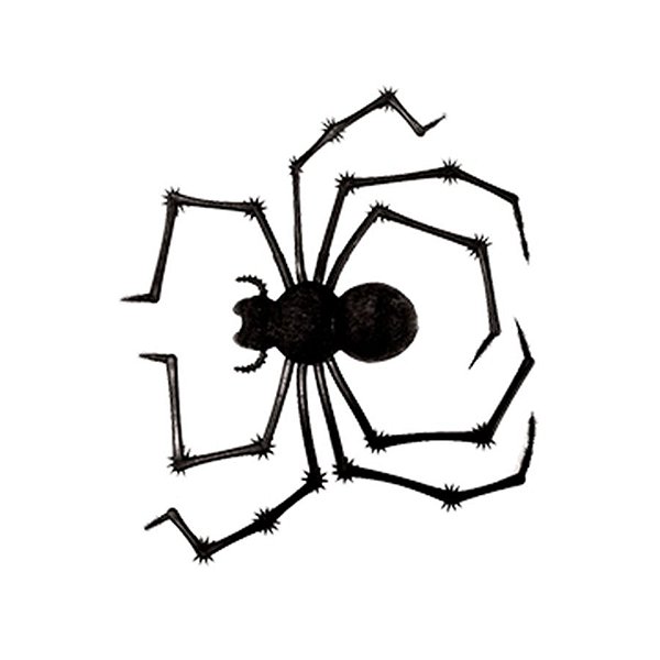 Aranha Viúva Negra de Plástico - 1 Unidade - Brasilflex - Rizzo