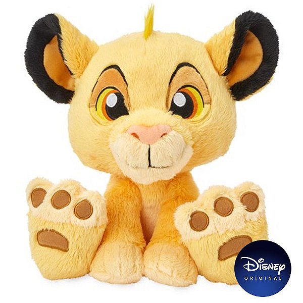 Pelúcia Disney Simba Big Feet 45cm Rei Leão - Disney Original - 1 Un - Rizzo